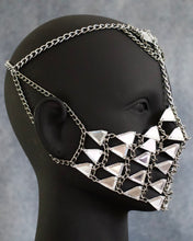 Load image into Gallery viewer, Geometric Crystal Mask Embellishment Head Chain
