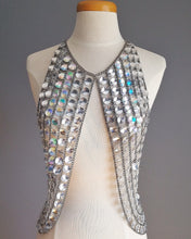 Load image into Gallery viewer, Carla Rhinestone Chain Vest, One of a Kind
