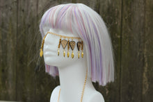 Load image into Gallery viewer, Vintage Beads Gold Face Chain, One of a Kind
