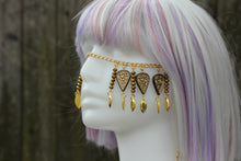 Load image into Gallery viewer, Vintage Beads Gold Face Chain, One of a Kind

