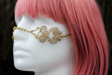 Load image into Gallery viewer, Gold Filigree Face Chain, One of a Kind
