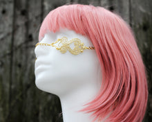 Load image into Gallery viewer, Gold Filigree Face Chain, One of a Kind
