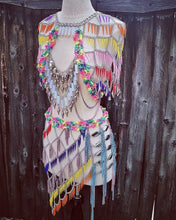 Load image into Gallery viewer, ONE OF A KIND Carnival Chain Crop Top and Skirt
