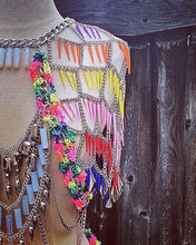 Load image into Gallery viewer, ONE OF A KIND Carnival Chain Crop Top and Skirt
